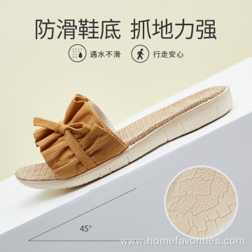 Women Flat Casual Soft Open Toe Anti-Slip Slippers